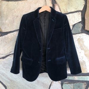 J crew crew cuts boys ludlow velvet blazer size 7